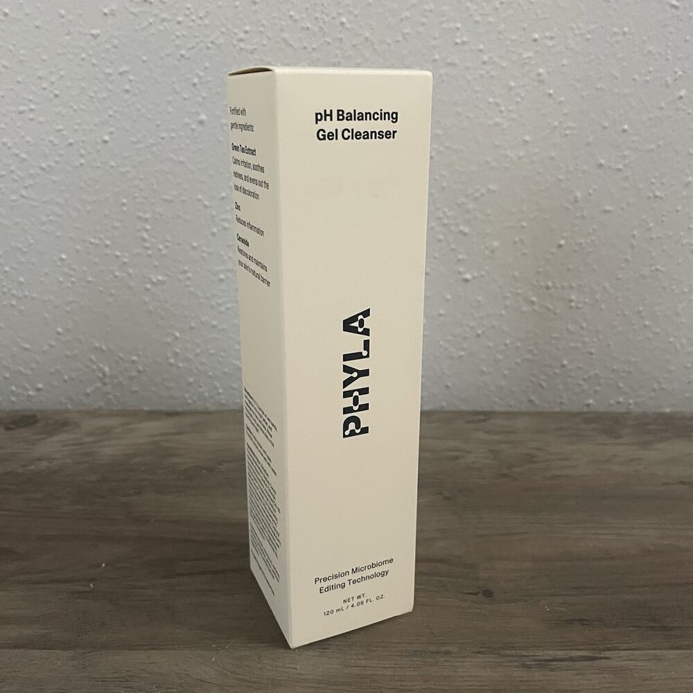 NIB PHYLA pH Balancing Gel Facial Cleanser For Pores, Acne, Blemishes, Oily Skin